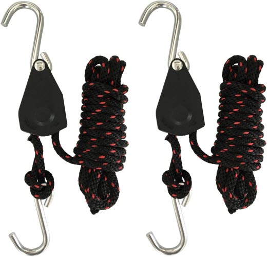 Kayak Tie Downs, Pulley Tie Down Straps, Rope Pulley Straps ...